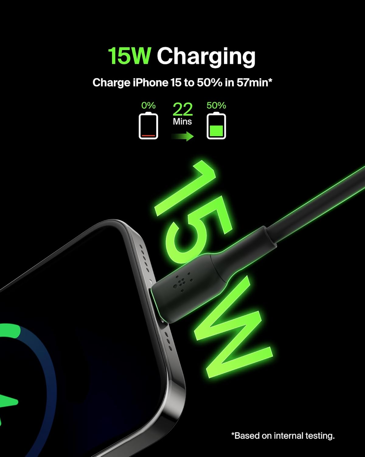 Belkin BOOSTCHARGE™ USB-A to USB-C Cable, 1M - Black Belkin BOOSTCHARGE™ USB-A to USB-C Cable, 1M - Black